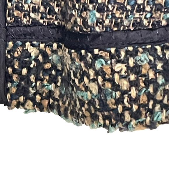 Talbots Womens Snap Button Jacket Size 4 Multi-Color Fleck Italy Fabric - Picture 5 of 6